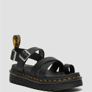 Dr. Martens Black Leather Sandals